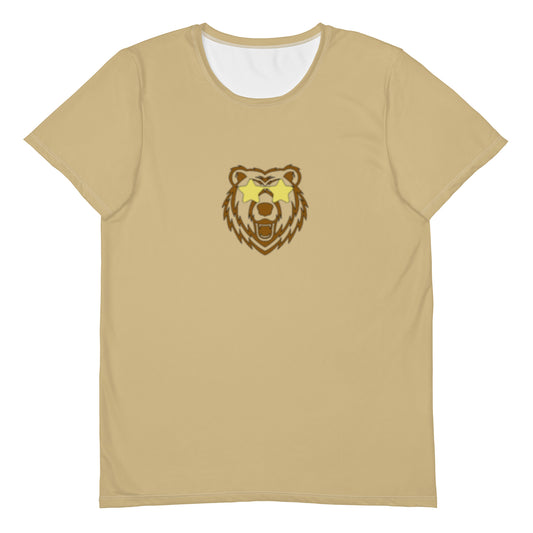 All-Over Star Mode Bear Print Men's Athletic T-shirt