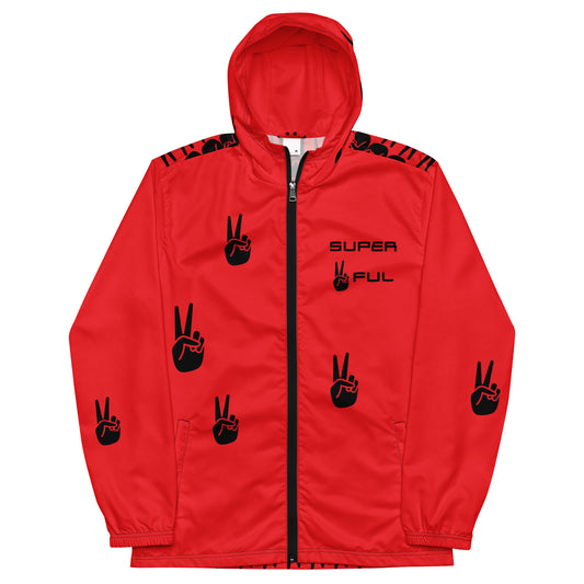 Men’s Blazing Red windbreaker