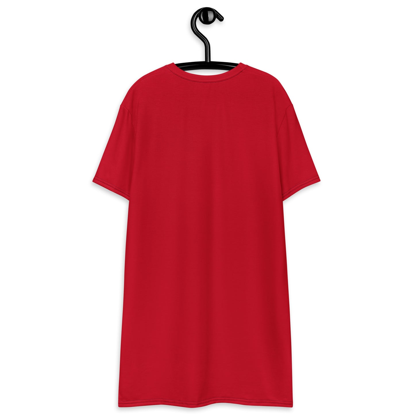 Women's Red Dress T-shirt, Cotton, Short sleeve, Peaceful logo, Sz 2XS-3XL