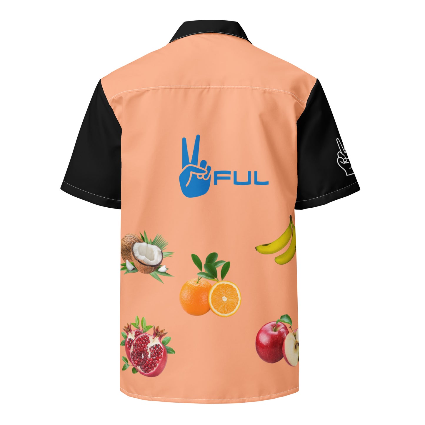 Peaceful Fruit Button Up Shirt