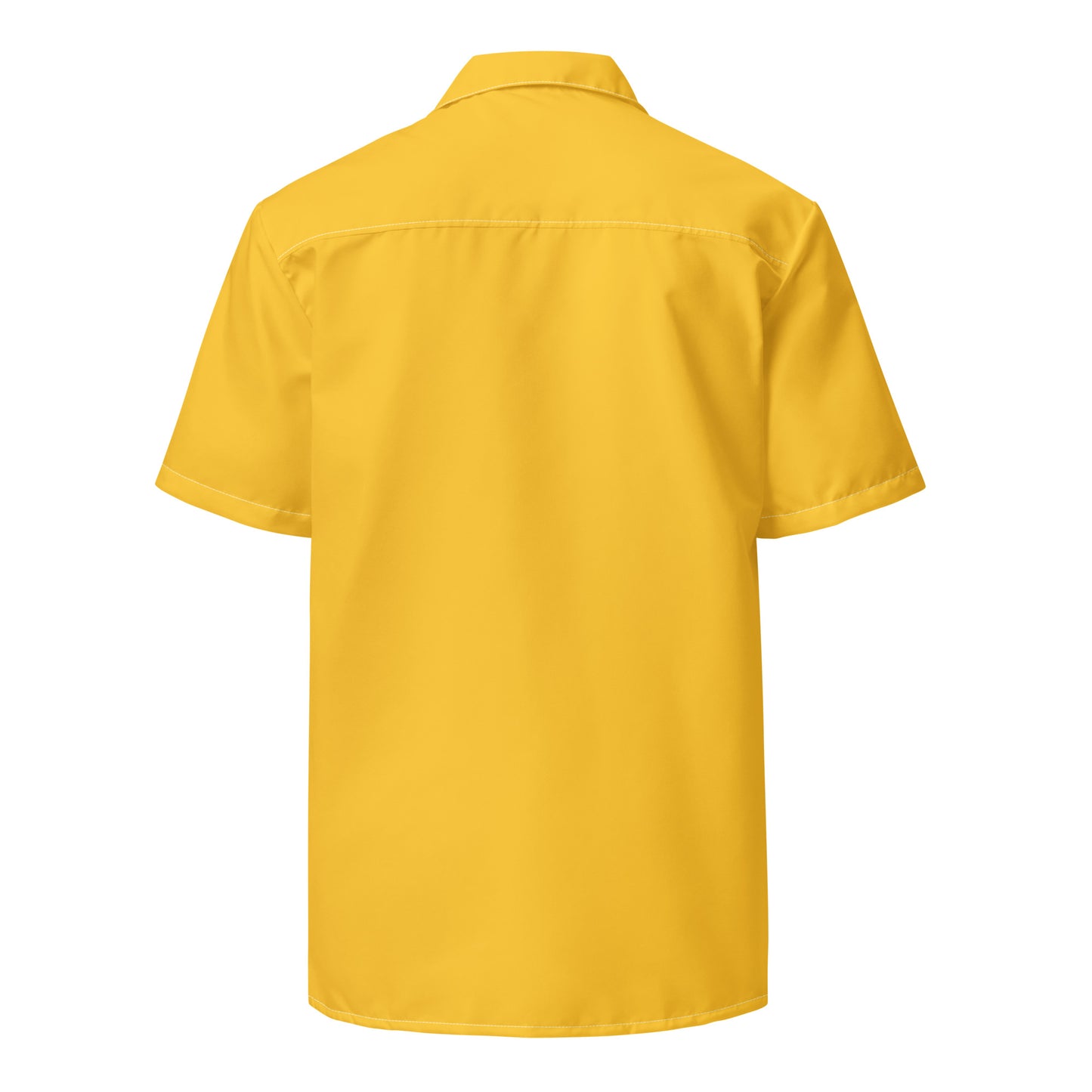 Unisex Sunny Yellow Peaceful button shirt