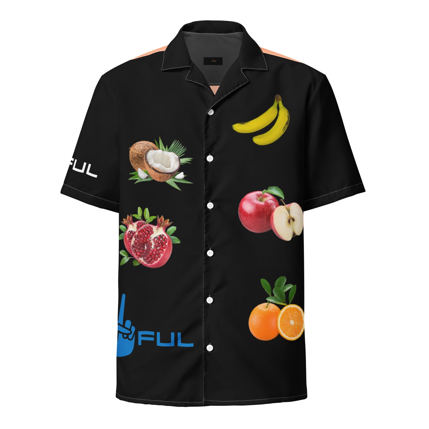 Peaceful Fruit Button Up Shirt