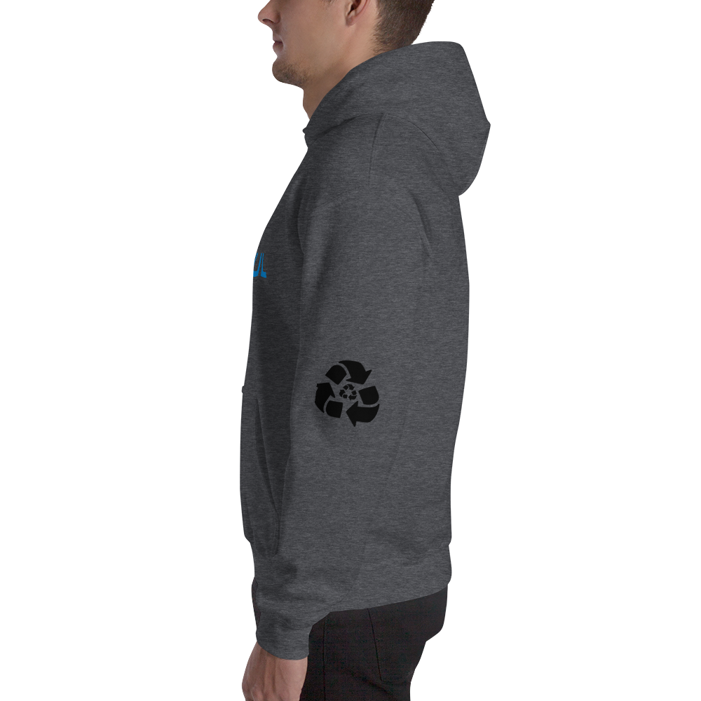 Unisex Double Up on Recycling Peaceful Hoodie S-5XL