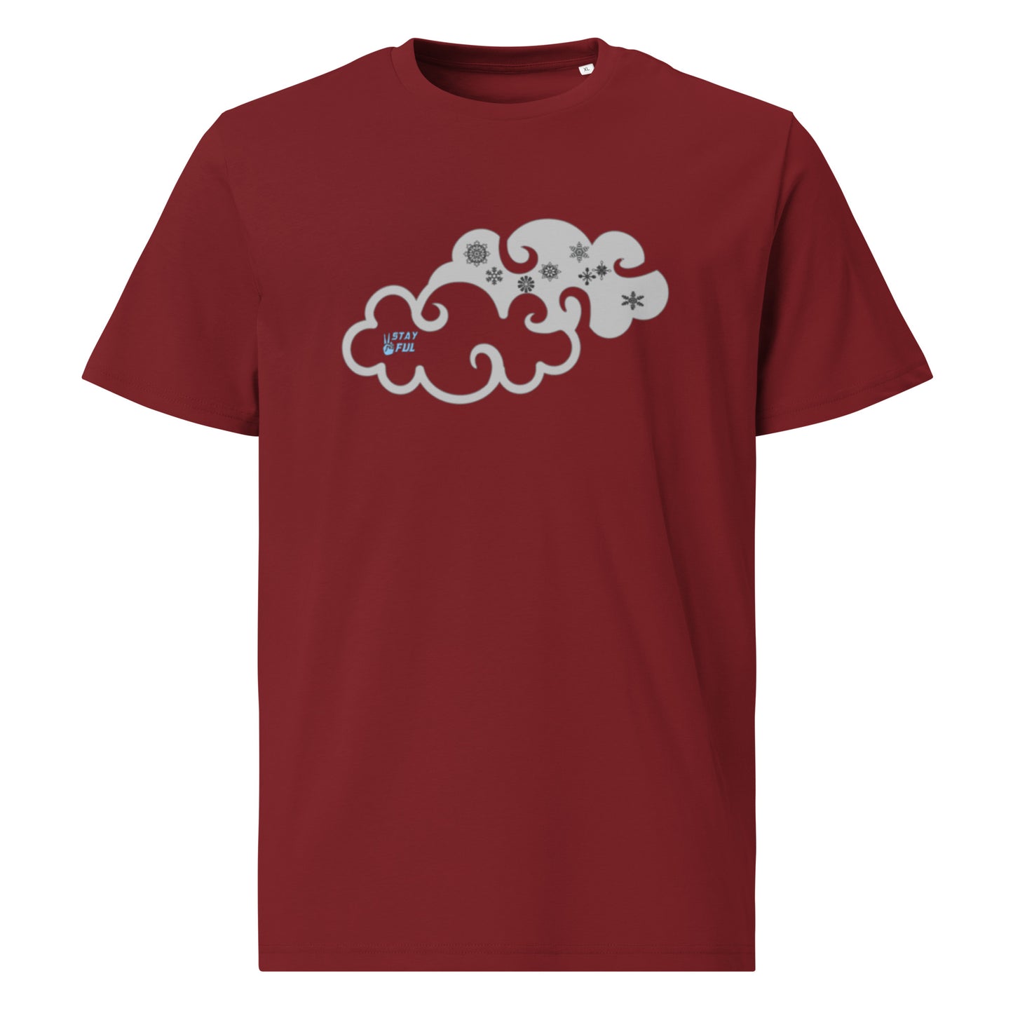 Unisex Peaceful Minimalistic Cloud organic cotton t-shirt
