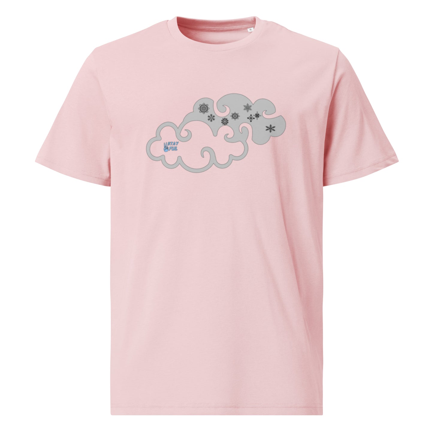Unisex Peaceful Minimalistic Cloud organic cotton t-shirt