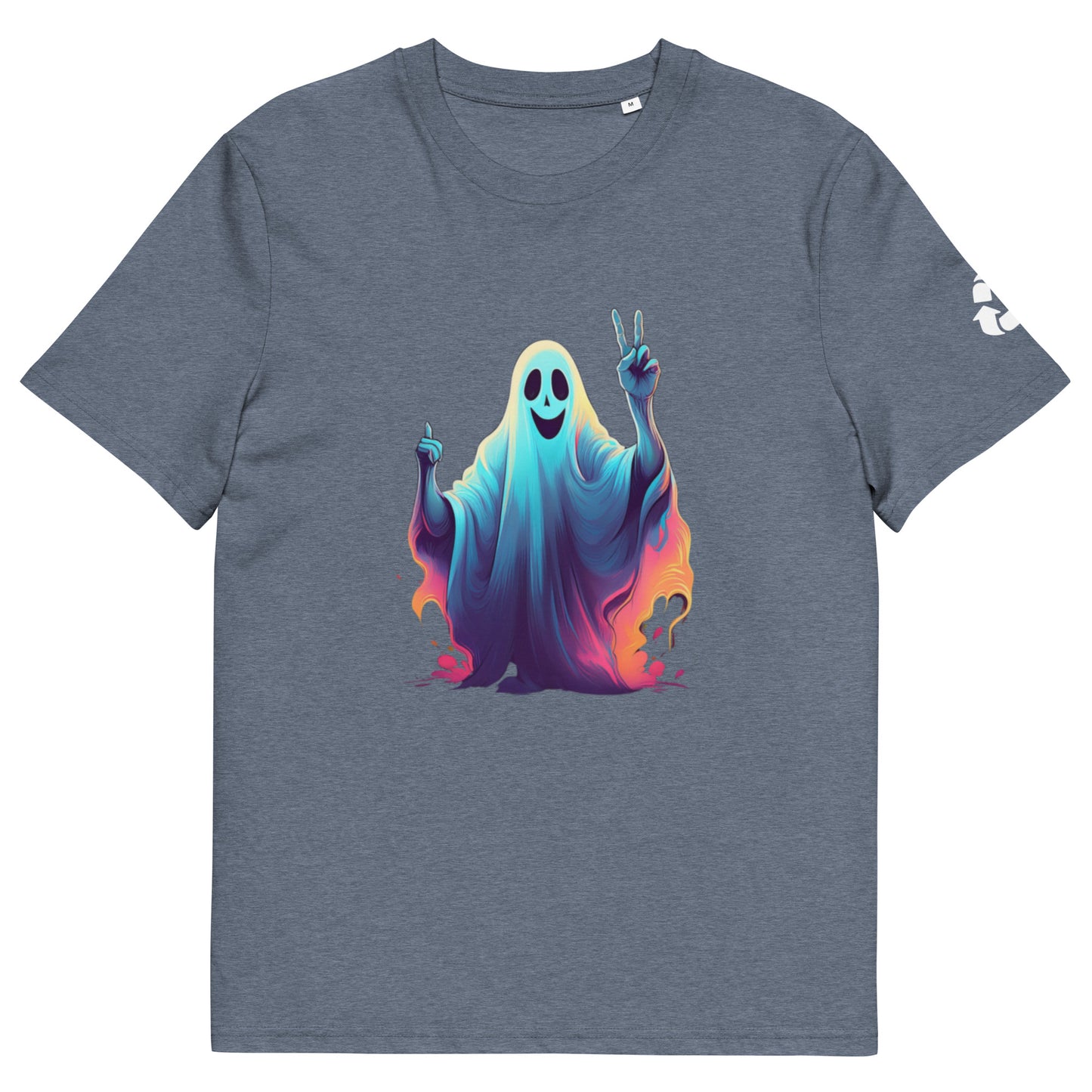 Unisex Peaceful Ghost organic cotton t-shirt