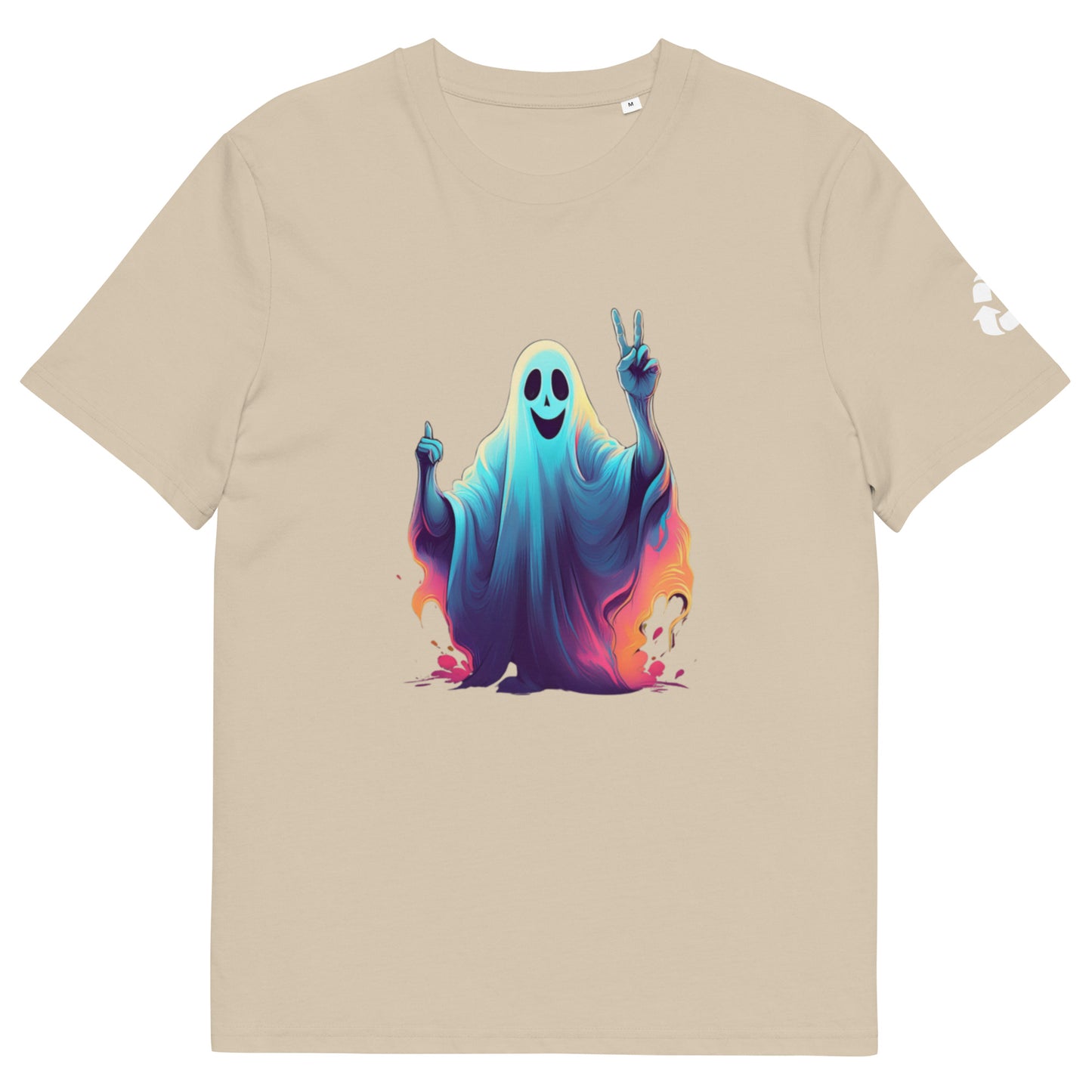 Unisex Peaceful Ghost organic cotton t-shirt