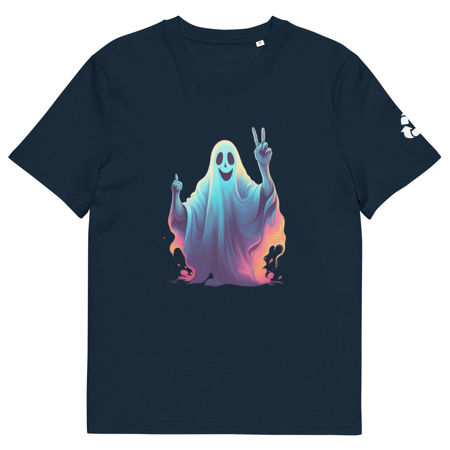 Unisex Peaceful Ghost organic cotton t-shirt