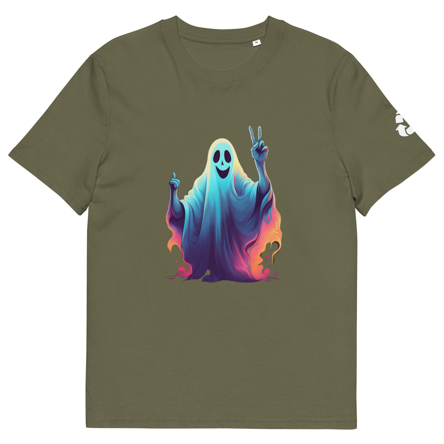 Unisex Peaceful Ghost organic cotton t-shirt