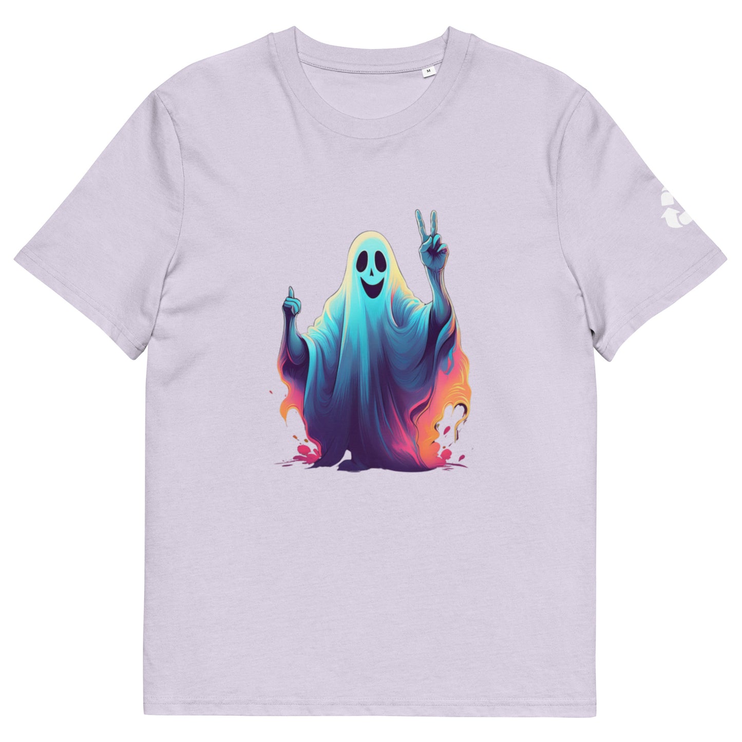 Unisex Peaceful Ghost organic cotton t-shirt