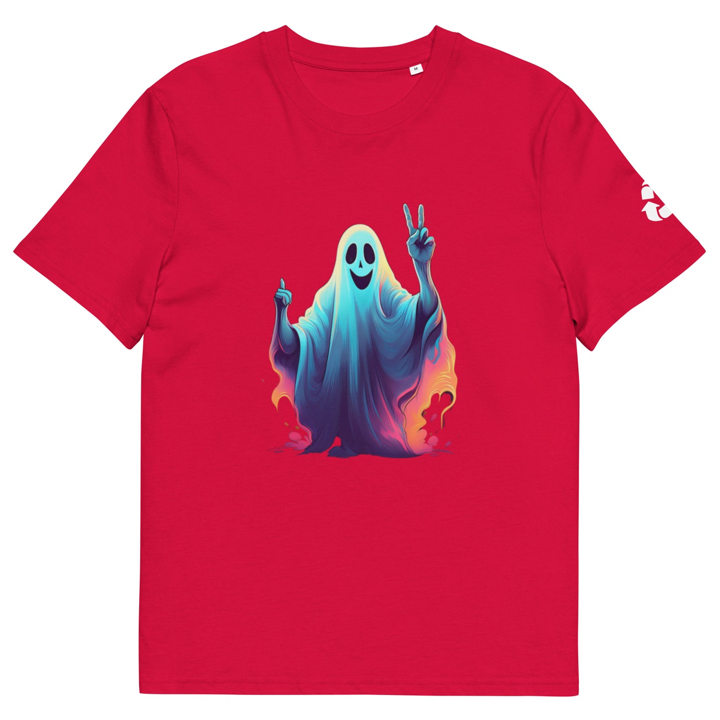 Unisex Peaceful Ghost organic cotton t-shirt