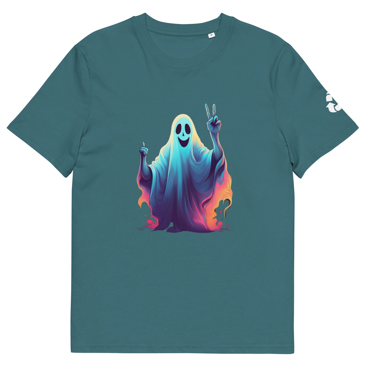 Unisex Peaceful Ghost organic cotton t-shirt