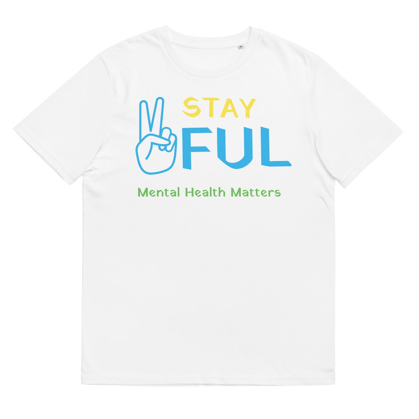 Unisex organic cotton  Mental Health Matters Stay Peaceful t-shirt S-5XL