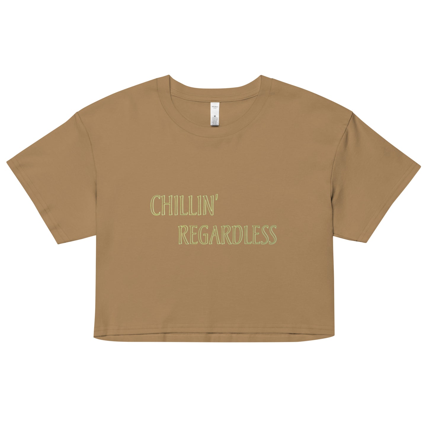 Women’s Chillin Regardless Peaceful crop top