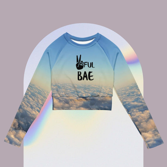 New Heights✌️ful BAE Long-Sleeve Crop top