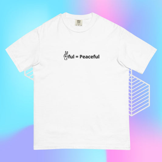 Peaceful Equation  "✌️ful Equation" T-shirt S-3XL
