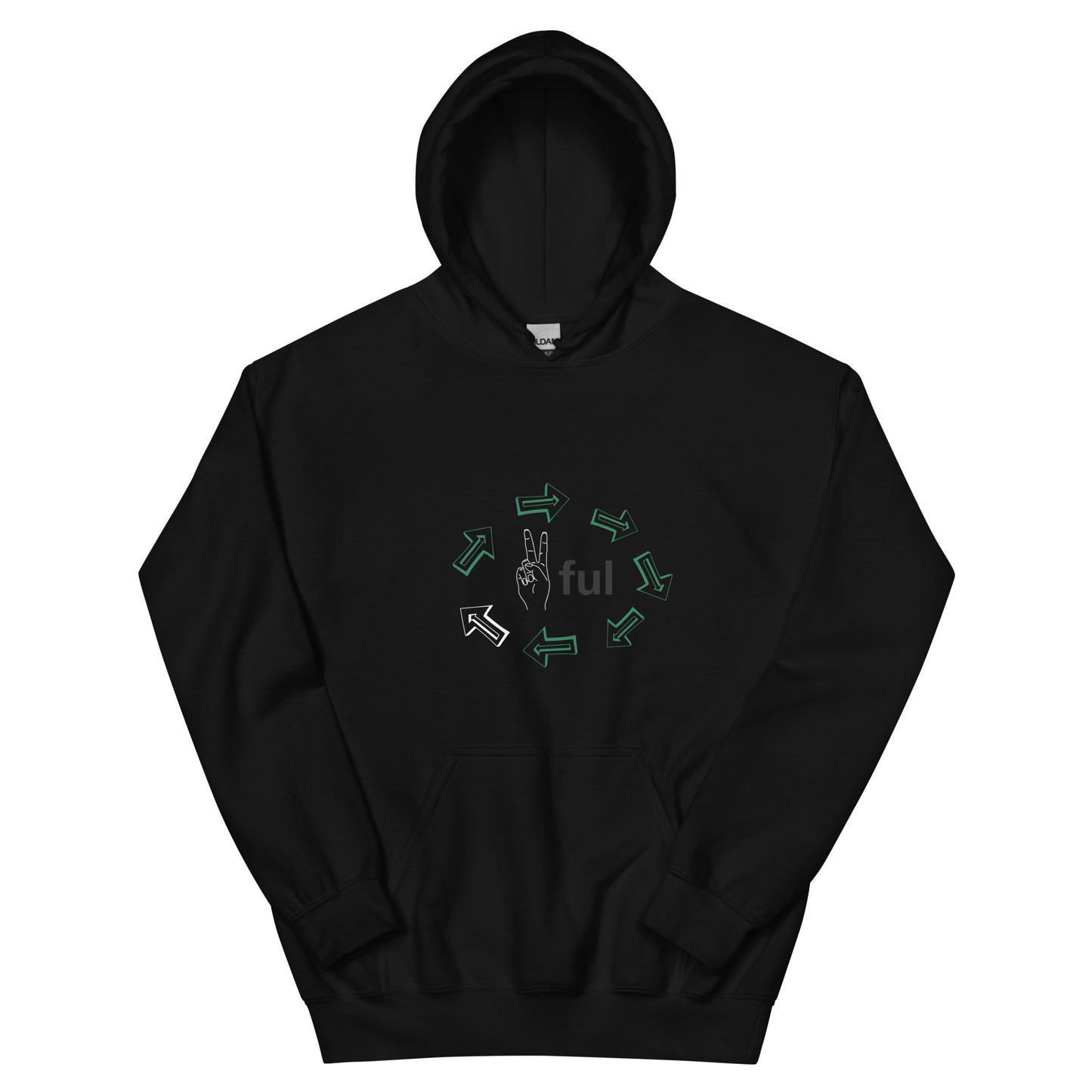 Unisex Green Peaceful Continents Unisex Hoodie S-5XL