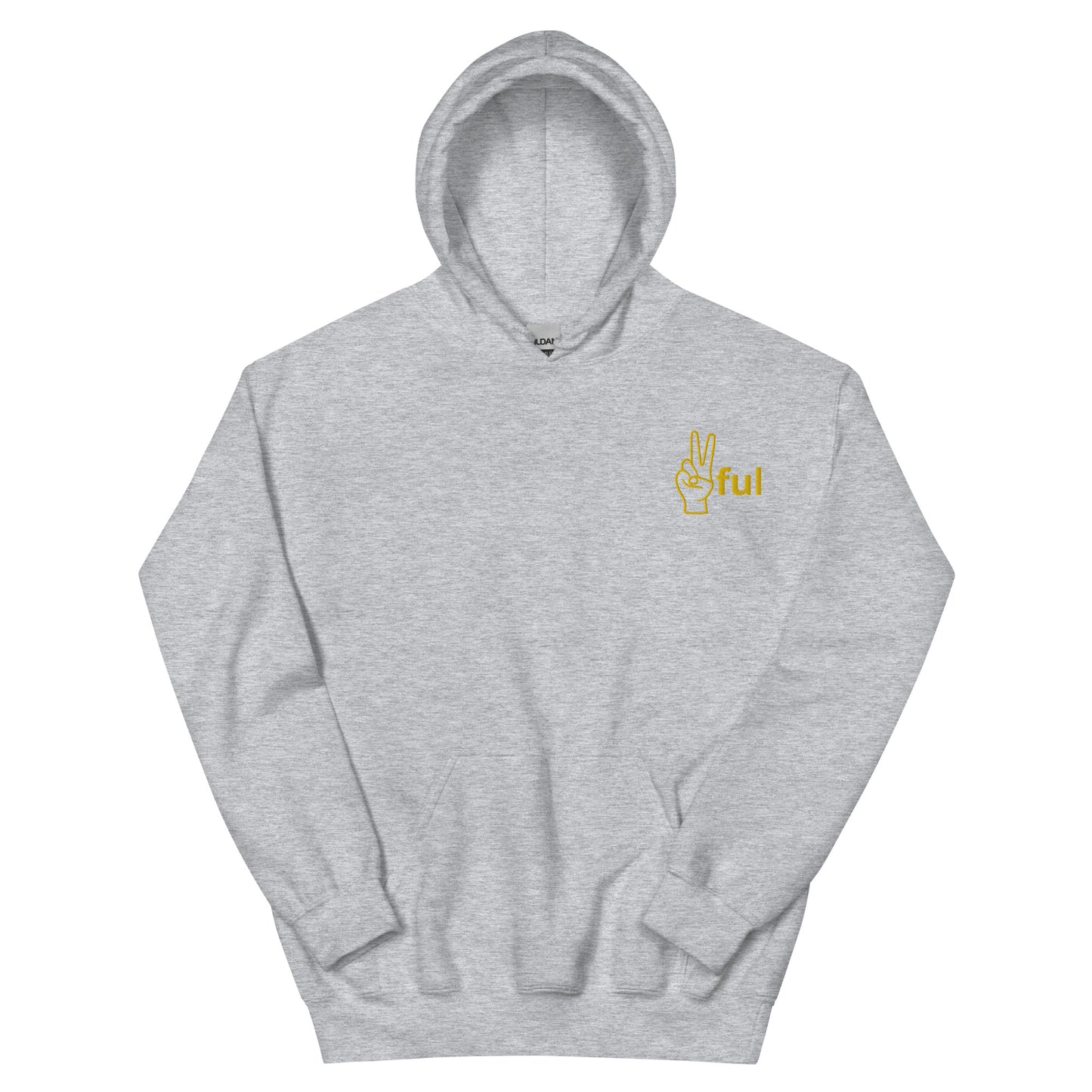 Unisex Gold Lettered ✌️ful Hoodie S-5XL
