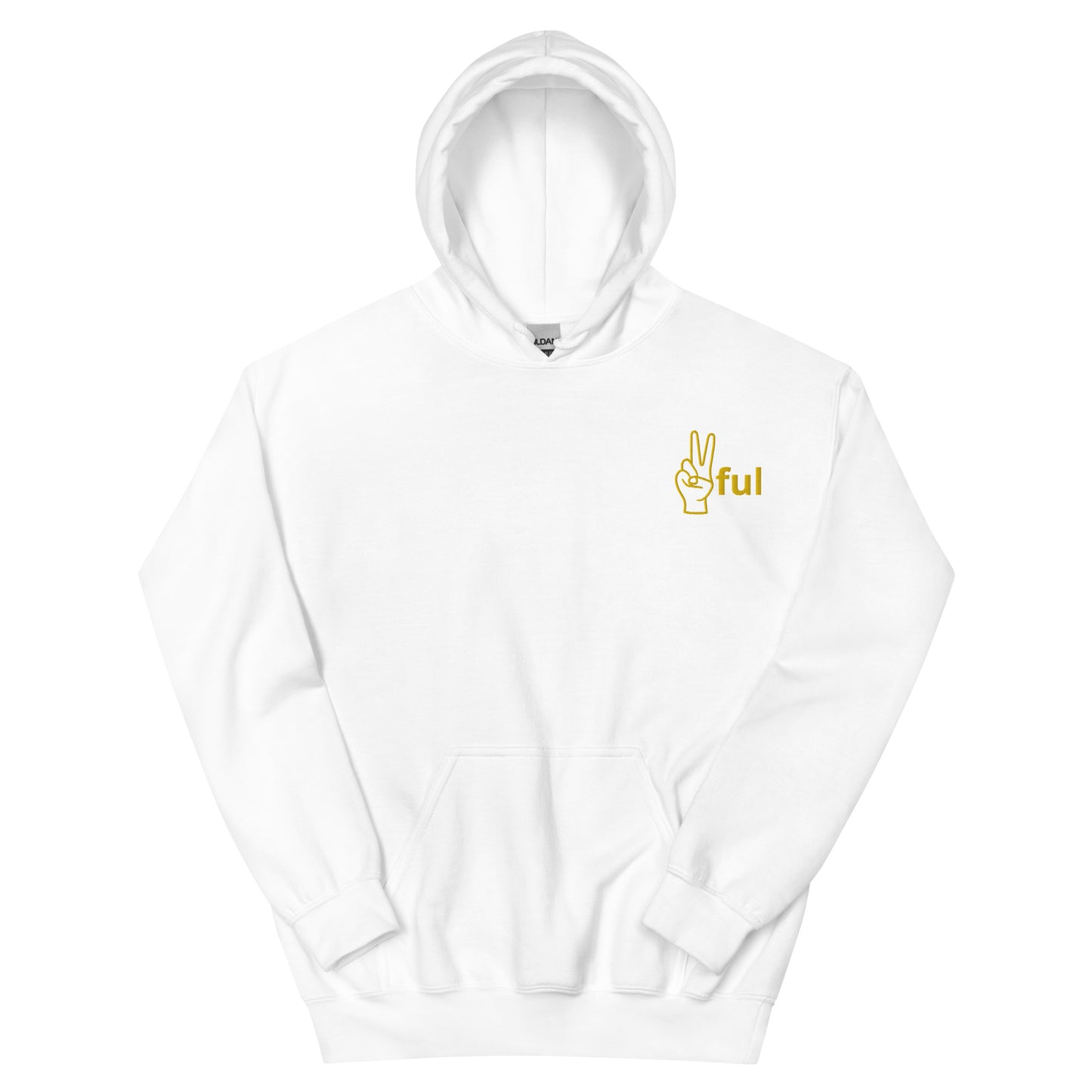 Unisex Gold Lettered ✌️ful Hoodie S-5XL
