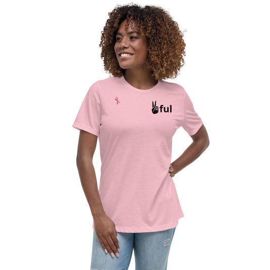 Women's Relaxed Breast Cancer Awareness T-Shirt
